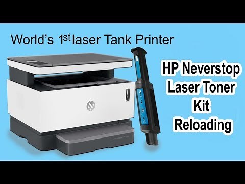 HP Neverstop LaserTank | How to refill DIY | HP Neverstop Laser Toner Kit Reloading