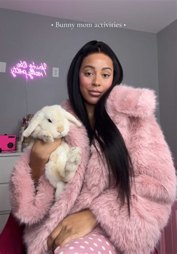Bunny mom activities 🐰 🎀 | bunnies