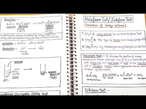 32) Haloform Test/ Iodoform Test With mechanism Class12 chapter12 Aldehyde and ketone #neet #jee