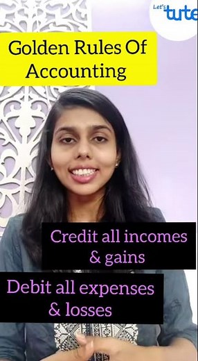 Uncover the Golden Rules of Accounting |Learn the Secrets of Debits and Credits! | #goldenrule