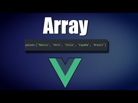 ¿Cómo recorrer un Array con Vue.Js?