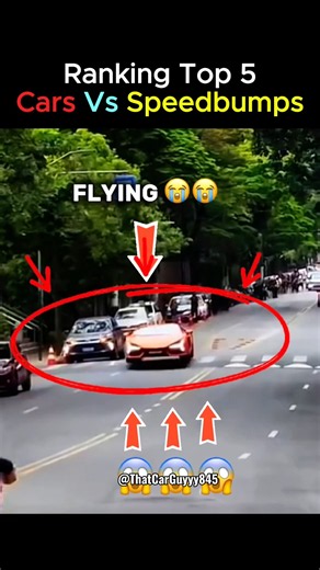 Best Cars Vs Speedbumps 😱💀 #shorts #shortvideo #automobile #car #cars #supercars #crash