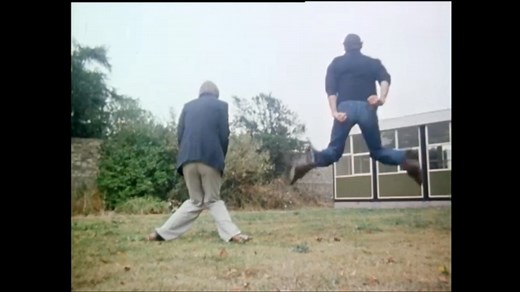 A lesson in Silly Walking. Ireland, 1976. | John Cleese