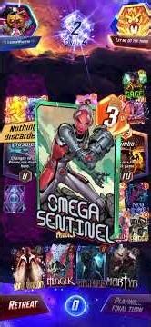 When 15 Omega Sentinel blasts are just barely enough to Do The Thing! 😱 #marvelsnap