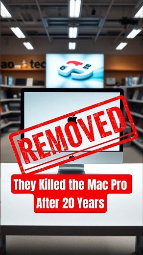 They Killed the Mac Pro After 20 Years #apple