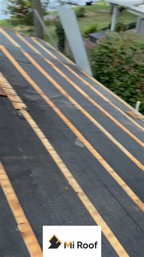 Mi Roof recently completed a project in Hastings Michigan which included removing the existing barn metal (exposed fasteners) roof with a layer of shingles underneath. We removed everything down to the trusses, re sheeted the roof, installed high temperature ice and water shield, and finally installed Midnight Gray Textured standing seam panels! Not only does this roof look amazing aesthetically, standing seam metal roof’s are one of the best preforming roof systems you can get! With zero expose