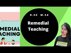 Remedial Teaching