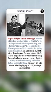 102K views · 1.4K reactions | Major George E. “Buzz” Preddy Jr. was...