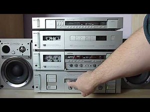 AKAI '83 Hi-Fi system demo, now with AKAI GX-F71