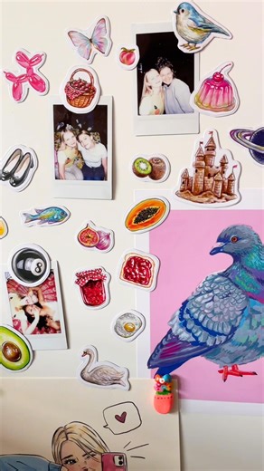 Ren naar de Wibra! (Niet gesponsord)🌟☺️🩷 #diy #magnets #magneetjes #knutselen #stickerboek