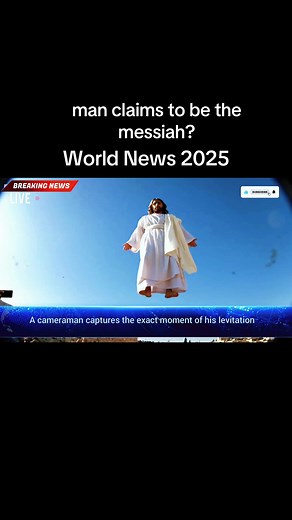 World News 2025 Man claims to be the Levite Messiah in front of dozens of witnesses #news #jesus #israel #foryoupage #ConSantanderConecto