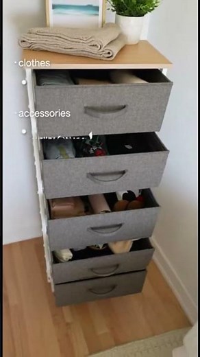 6 Drawer Tall Dresser 🤍 Smart Vertical Storage for Small Spaces