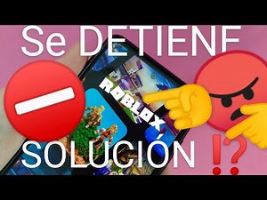 ⛔ ROBLOX se ha DETENIDO SOLUCIÓN 🔨 FÁCIL y RÁPIDA