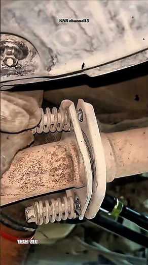 How to Install Exhaust Flange Spring Bolts#shorts #satisfying #mechanic #technique #repair