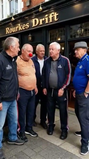 Football hooligans in action