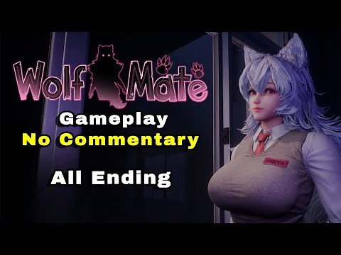 Wolf Mate - First Playthrough All Ending & Caught Ending Gameplay (No Commentary)