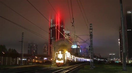 1K views · 35 reactions | Russian Railways will launch its Father Frost train (поезд Деда Мороза) on November 19th in Vladivostok (roughly 9,000 km from Moscow). It’ll spend the next six weeks rattling its way across the world's largest country before rolling into the capital for New Year. | Ann Arbor Russian Festival | Facebook