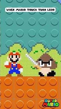 What Happens When the Entire Super Mario Bros World Is Made of LEGO? #mario #supermario