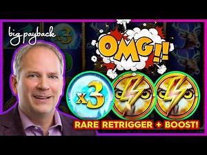 RETRIGGER + BOOST on Timber Wolf Gold Wonder 4 Boost, OMG!!!