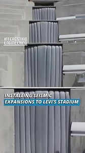 86K views · 172 reactions | Seismic expansion joints ensure the durability of the structures by allowing large multidirectional movements to avoid collisions. This is how they install them: They first lay out joint material. Then they mix and apply epoxy. Finally, they install the pre-compressed material. Materials expand and start to make buildings more sturdy. | Interesting Engineering | Facebook