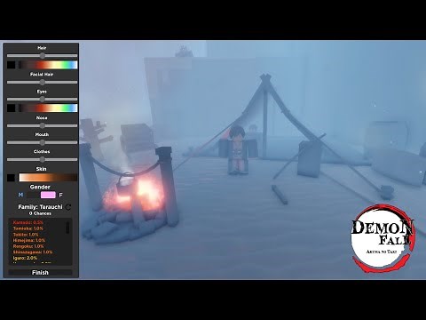 COMO VOLVER A CUSTOMIZAR TU PERSONAJE | ROBLOX DEMON FALL GUIA