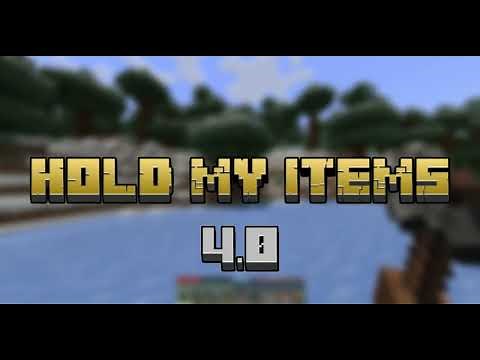 Hold My Items V4.0 Sneak Peek (RELEASED!!!) - First person overhaul for Minecraft (Fabric)