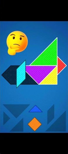 🧩Tangram Puzzle Challenge!🧩[260] #puzzle #TangramChallenge #tangram #brainteaser #braintestsolution