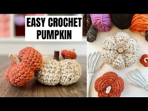 Easy Crochet Pumpkin- Free Crochet Pattern For Beginners