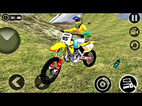 New Motorcross Dirt Bike Crazy Off-Road Stunt - uphill OffRoad Motorbike Rider - Android Gameplay
