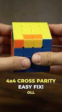 4×4 Broken Cross Fix (OLL Parity – Algorithm 3)