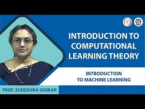 Introduction to Computational Learning Theory