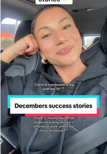 I love seeing results 🥰 Change is an inside job. No shortcuts. No one can do it for you. Just commitment. So proud of my clients for choosing themselves and staying commited every single day 💞 Support in bio if unsure where to start xx And here’s also my own success in December ☺️: -I’ve manifested more 1:1 beautiful clients -money flowing effortlessly to me ($4500 from a tax error, $100 randomly found in an old Xmas card, $200 given to me by my dad out of the blue, $150 monthly decrease in my