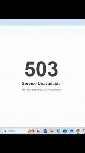 Como Resolver o Erro 503 Service Unavailable | Passo a Passo Completo #erro503 #site #pc