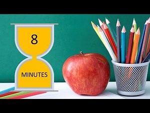 8 Minutes Sand Hourglass Countdown Timer ⏳| School Friendly #timer #countdown
