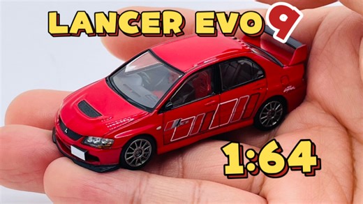 【东知】TLV N349c 三菱EVO9代 1/64 MITSUBISHI LANCER EVOLUTION IX MR