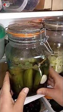 How to make homemade and crunchy pickled cucumbers 🥒