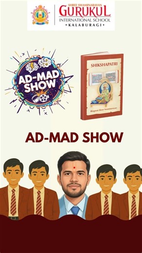 Prasad Bidankar on Instagram: "🎬✨ Ad Mad Show | Spoken English Activity ✨🎤 Our students took creativity to the next level in today’s Ad Mad Show – a fun-filled and educational activity where imagination met expression! 💡 This time, our team chose “Shikshapatri” 📖 as their product – beautifully blending devotion, values, and wisdom with the art of advertising. 🌼 Each participant showcased their speaking skills, teamwork, and confidence while promoting moral values in a creative way. ❤️ It wa