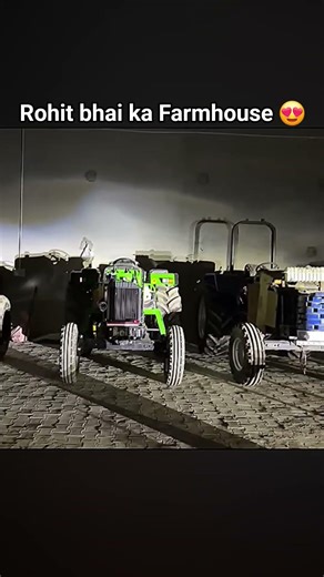 Rohit bhai ka Farmhouse 😍 #rohitdeshwal #nishudeshwal #modifiedtractor #stunt #viral
