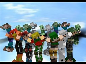 【MMD】「Minecraft?」劇場ダンス（LOVE&JOY)