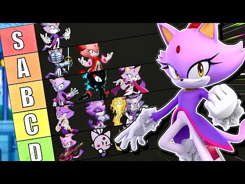 Ranking EVERY Blaze The Cat In Sonic The Hedgehog History!