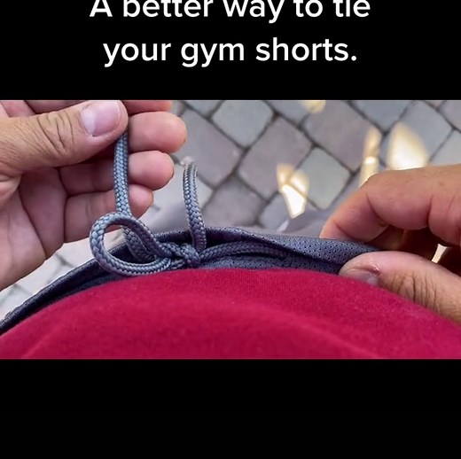 How to Tie Your Gym Shorts Securely and Easily