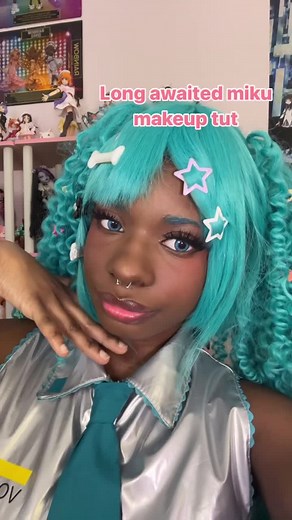 Hatsune Miku cosplay makeup tutorial! Makeup is definitely one of my favorite parts of cosplay #makeuptutorial #cosplaymakeup #cosplaymakeuptutorial #cosplayer #anime #cosplaygirl #makeup #kawaii #mikucosplayer #mikuhatsune #vocoloid