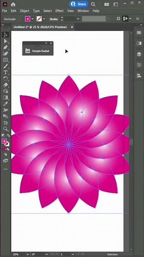 Design Lotus Flower Logo in Adobe Illustrator cc Tutorial | Graphic Design | Simple Logo Design