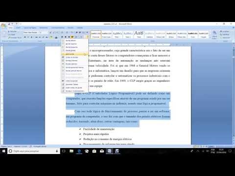 Como remover linha do word