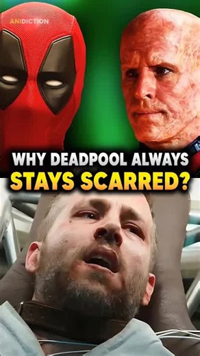 Why Deadpool’s face will never heal #deadpool #mcu #wolverine