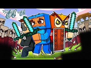 Village Raid and Vanoss’ Very Unsafe Treehouse! -Minecraft