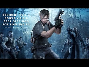 Resident Evil 4 PCSX2 1.6.0 Best Settings for Low End Pc | Ryzen 5 3400g Test