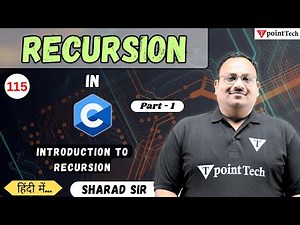 What is Recursion/ Recursive Functions in C | Recursion Introduction in C Programming | Tpoint Tech