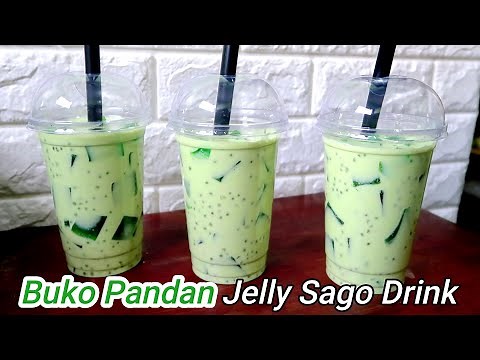 Buko Pandan l Buko Pandan Jelly Drink Recipe