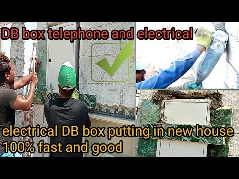#electrical DB box putting in new house 100% fast and good #tmtechnical